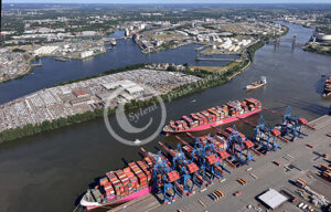 Hamburg, Hafen, Containerterminal Altenwerder .