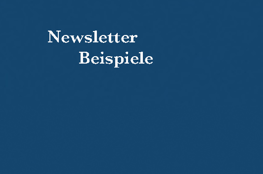 NewsletterBeispiele